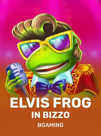 Elvis Frog in Bizzo on the Bizzo Casino app